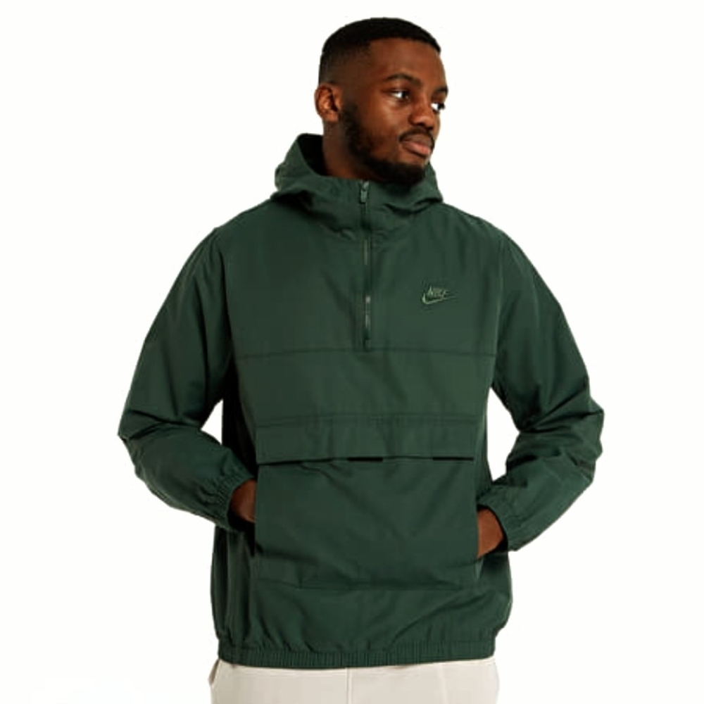 Nike Men's Forest Green Pullover Anorak Jacket